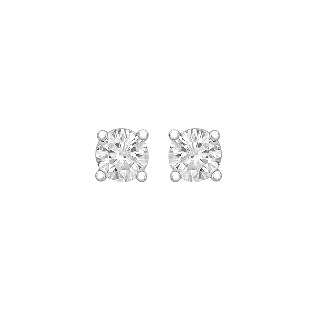 18ct White Gold 0.80ct Diamond Stud Earrings image 0
